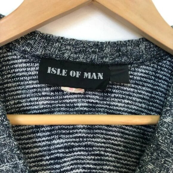 Vintage Isle of Man Geometric Funky Grandpa Sweater - Picture 4 of 6